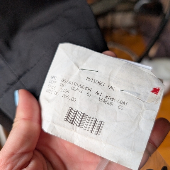 NWT Lauren Ralph Lauren Black Hooded Trench Coat - Picture 5 of 5